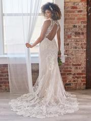 22RC522 Ivory Over Blush Gown With Natural Illusion Pictur back