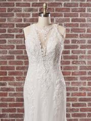 22RC522A01 Ivory Gown With Natural Illusion front