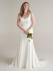 22RN910A01 Ivory Gown With Natural Illusion front