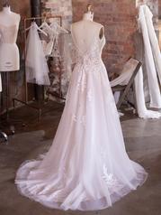 21RT781A01 Ivory Over Soft Blush Gown With Natural Illusion back