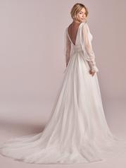 20RT612B01 All Ivory Gown With Ivory Illusion back