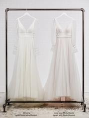 20RT612 All Ivory Gown With Ivory Illusion multiple