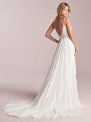20RT686 Ivory (gown With Nude Illusion) (pictured) back