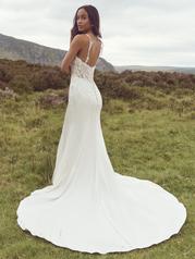 23RC125B01 Ivory Gown With Natural Illusion back
