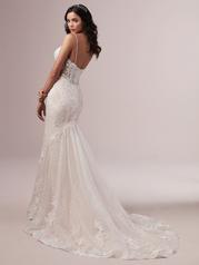 9RS892 Ivory/Nude Gown With Ivory Illusion back