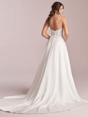 20RS706 Ivory (gown With Nude Illusion) (pictured) back