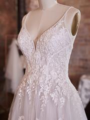 21RT855A01 Ivory Over Blush Gown With Natural Illusion detail