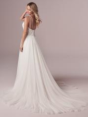 20RS608 Ivory (gown With Nude Illusion) (pictured) back