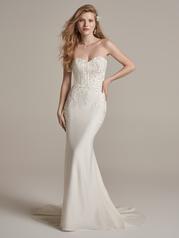 22RN973B01 All Ivory (gown With Ivory Illusion) front