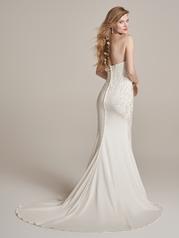 22RN973B01 All Ivory (gown With Ivory Illusion) back