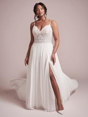 20RS712 Ivory (gown With Nude Illusion) (pictured) front