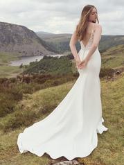 23RS141A01 Ivory Gown With Natural Illusion back