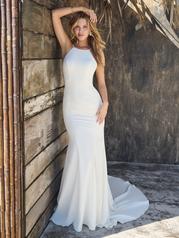 23RC630A01 Ivory Gown With Natural Illusion front