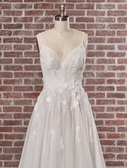 22RC573A01 All Ivory Gown With Ivory Illusion front