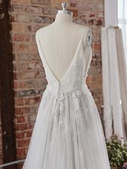 22RC573 All Ivory Gown With Ivory Illusion back