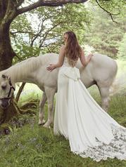 23RN118A01 Ivory Gown With Natural Illusion back