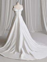 23RW677A01 Ivory Gown With Natural Illusion back
