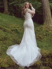 23RS084A02 All Ivory Gown With Ivory Illusion back