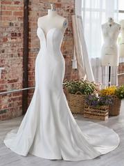 22RC527 Ivory Gown With Natural Illusion Pictured front