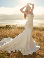 22RC527A01 Ivory Gown With Natural Illusion Pictured front