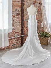 22RC527 Ivory Gown With Natural Illusion Pictured back