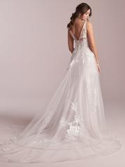 20RC646 All Ivory (gown With Ivory Illusion) back