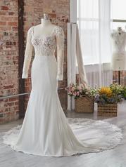 22RK511 All Ivory Gown With Ivory Illusion front
