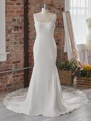 22RK511 All Ivory Gown With Ivory Illusion front