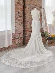 22RK511B01 All Ivory Gown With Ivory Illusion Pictured back