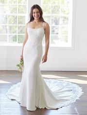 22RK511B All Ivory Gown With Ivory Illusion Pictured front