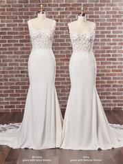 22RK511A01 All Ivory Gown With Ivory Illusion multiple