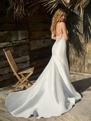 23RC691A01 All Ivory Gown With Ivory Illusion back