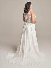 22RS914A01 Ivory Gown With Natural Illusion back
