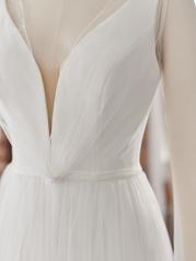 22RK525 Ivory Gown With Natural Illusion Pictured detail