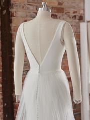 22RK525 Ivory Gown With Natural Illusion Pictured detail