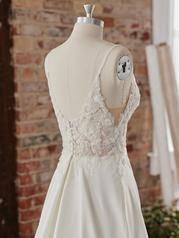 22RW532 Ivory Gown With Natural Illusion Pictured detail