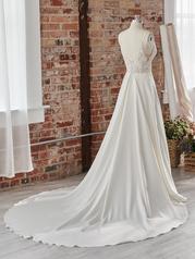 22RW532 Ivory Gown With Natural Illusion Pictured back