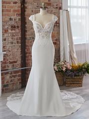 22SC559 Ivory Gown With Natural Illusion front