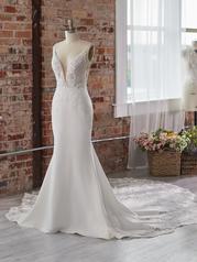 20SS655A11 Ivory Gown With Nude Illusion front