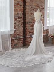 20SS655A11 Ivory Gown With Nude Illusion back