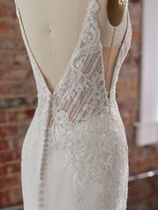 20SS655A11 Ivory Gown With Nude Illusion detail