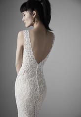 20SN187 Ivory Over Champagne Gown With Nude Illusion detail