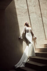 20SS317 Ivory Gown With Nude Illusion front