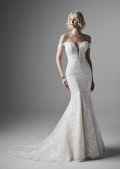 20SS266 Ivory Gown With Nude Illusion front