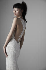 20SC216 All Ivory Gown With Ivory Illusion detail