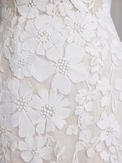 23SS712A01 All Ivory Gown With Ivory Illusion detail