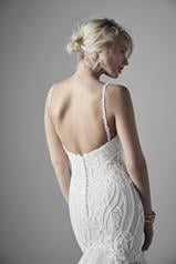 20SS241 Ivory Gown With Nude Illusion detail