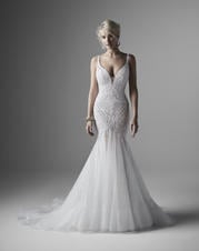 20SS241 Ivory Gown With Nude Illusion front