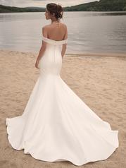 23SC119A01 Ivory Gown With Natural Illusion back