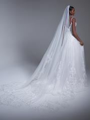 22SC991A02 Ivory Over Misty Mauve Gown With Ivory Illusion back